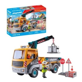 Playmobil - Camion de constructii cu macara Playmobil Playmobil - 1